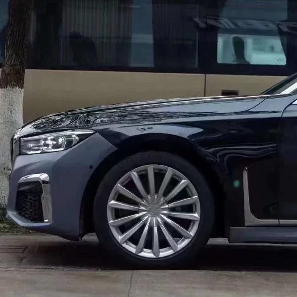 FOR BMW 7 Series Old Model Revamped New 2009-2018 F02 Revamped G12 Body Kit, LED Laser Headlights, Through Taillight - Image 5
