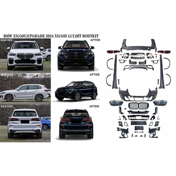 Body Kits for BMW X5 G05 2019-2022 Upgrade to for BMW X5 2024 MT Bodykit Front Rear Bumper Grille Auto Accessories Diffuser - Image 5