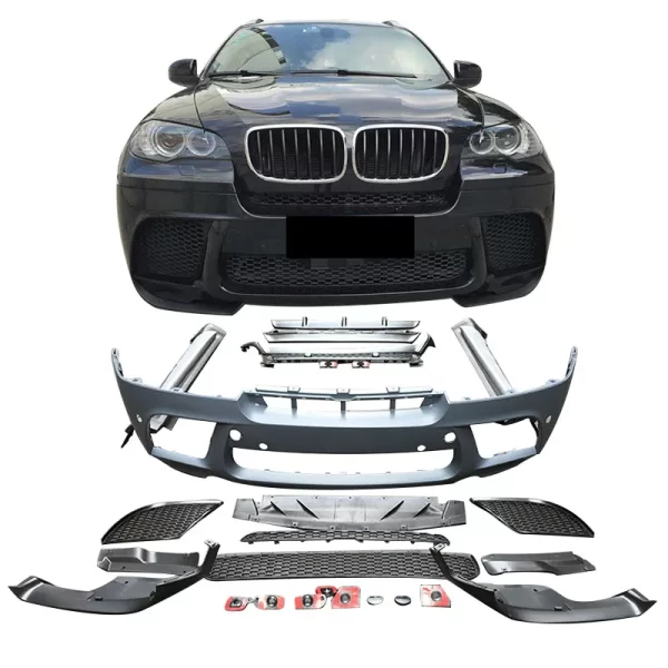 X6 E71 Body Kit with Front Bumper Rear Diffuser Fit for bmw X6 E71 MP Style High Quality 2008-2013 Year Rear Lip Facelift - Image 3