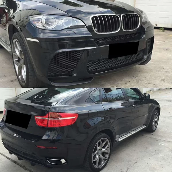 X6 E71 Body Kit with Front Bumper Rear Diffuser Fit for bmw X6 E71 MP Style High Quality 2008-2013 Year Rear Lip Facelift - Image 4