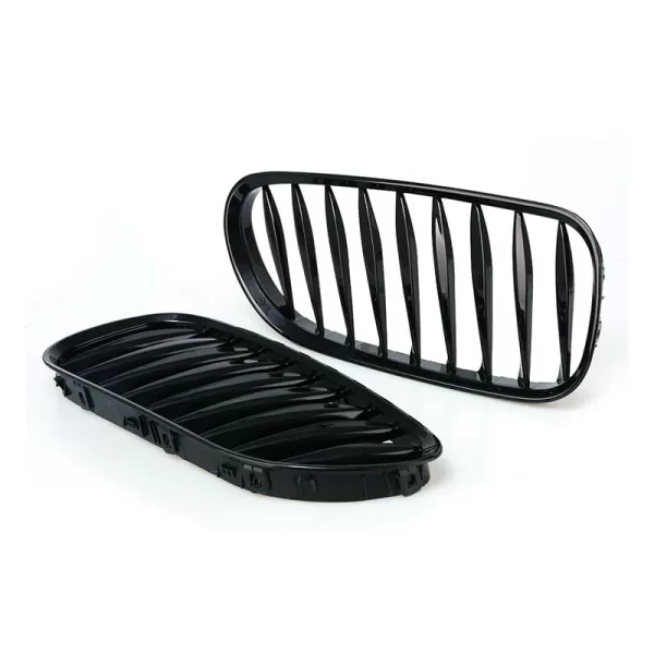 ABS Single Slat Gloss Black Front Bumper Kidney Center Grill Grille Mesh for BMW Z4 E85 E86 2002-2009