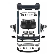 Bodykit for BMW 3 Series E90 330I 325I 335I 320I Upgrade M4 Car Bumpers Fenders Engine Hood With or Without Fog Lights 09-11