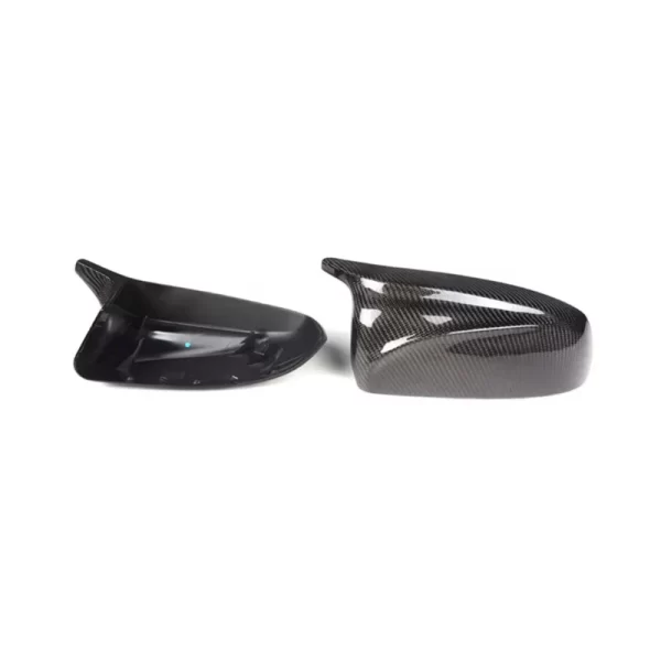 Side Wing Rearview Modified Car M Styling Bright Black Carbon Fiber Mirror Cover for BMW X5 E70 X6 E71 2007-2014 - Image 2
