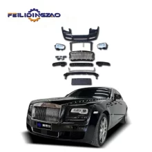 Auto Upgrade Front Bumper Headlights Grill PP Body Kit for Rolls Royce Ghost 2010-2017