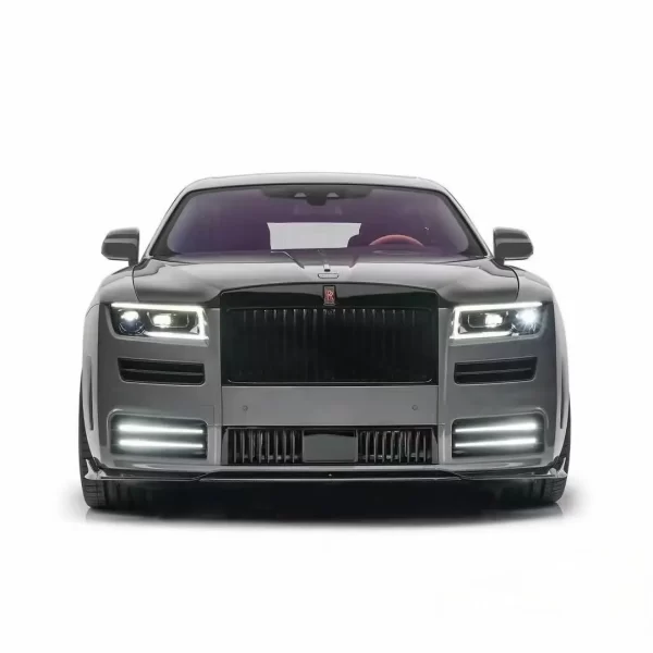 For Rolls Royce Ghost 4th Generation Mansory Style Half Carbon Fiber Front Bumper Rear Bumper Grill Body Kit - Image 2