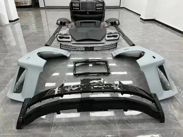 Saar 1:1 Customization Upgrade Carbon Fiber Body Kit Front Car Bumper Engine Hood Cover for Rolls-Royce Phantom - Image 4