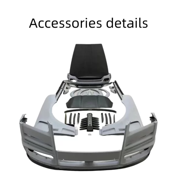 Saar Bodykit for Rolls-Royce Cullinan Upgrade ManSory Body Kit Front Bumper Grilles Engine Bonnet Side Skirts Fender - Image 2