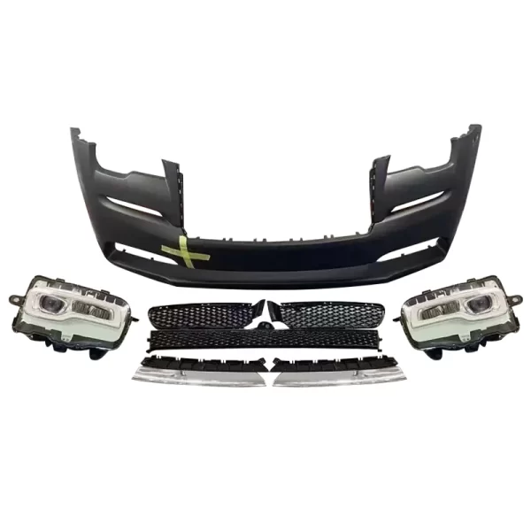 Saar Fiberglass Car Front Bumper Engine Body Kit With Headlight for Upgrade Rolls-Royce Wraith - Image 2