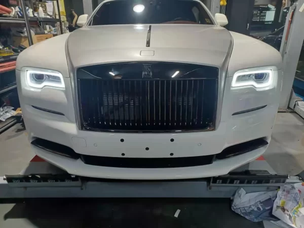 Saar Fiberglass Car Front Bumper Engine Body Kit With Headlight for Upgrade Rolls-Royce Wraith - Image 5