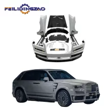 Update to MSY Style Dry Carbon Fiber Car Front Bumper Rear Bumper Engine Hood Body Kit for Rolls Royce Cullinan Bodykit