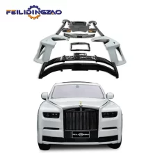 Saar Auto Parts Carbon Fiber Car Front Bumper Engine Cover Body Kit Upgraded to for Rolls-Royce Phantom 2004-2017 6 Th to 9 Th