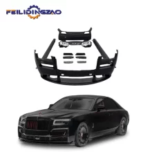Saar Front Bumper Headlights Fender Lip Grill Carbon Body Kit for Rolls Royce Ghost 2010-2017 Ghost Upgrade to Mansory Style