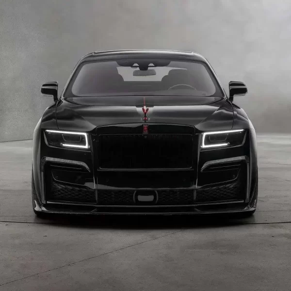 Saar Front Bumper Headlights Fender Lip Grill Carbon Body Kit for Rolls Royce Ghost 2010-2017 Ghost Upgrade to Mansory Style - Image 4