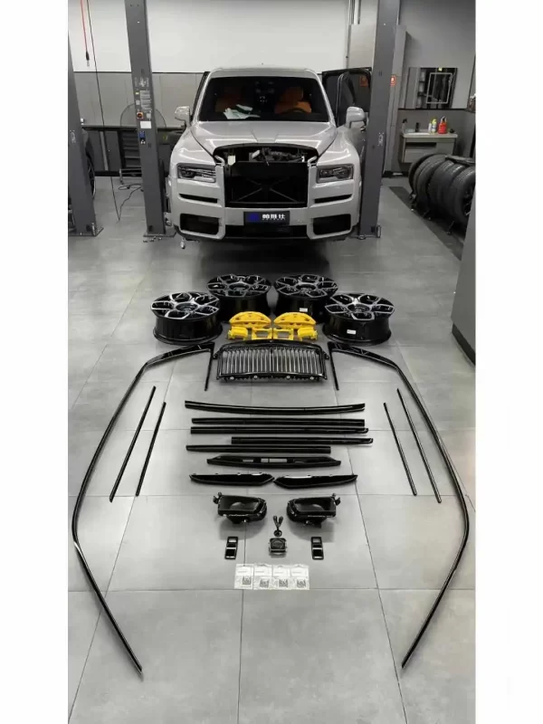 Saar Side Skirt Hub Grille Rearview Mirror Bodykit for Rolls-Royce Cullinan Upgrade ManSory Body Kit - Image 2