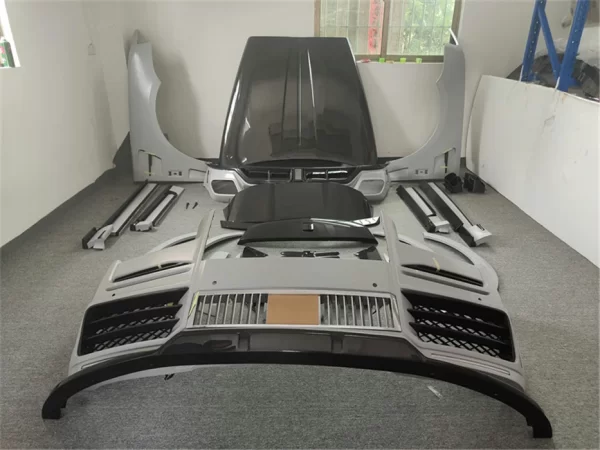 Saar MSY Style Front Bumper Grilles Engine Bonnet Side Skirts Fender Bodykit for Rolls-Royce Cullinan Upgrade Mansory Body Kit - Image 2