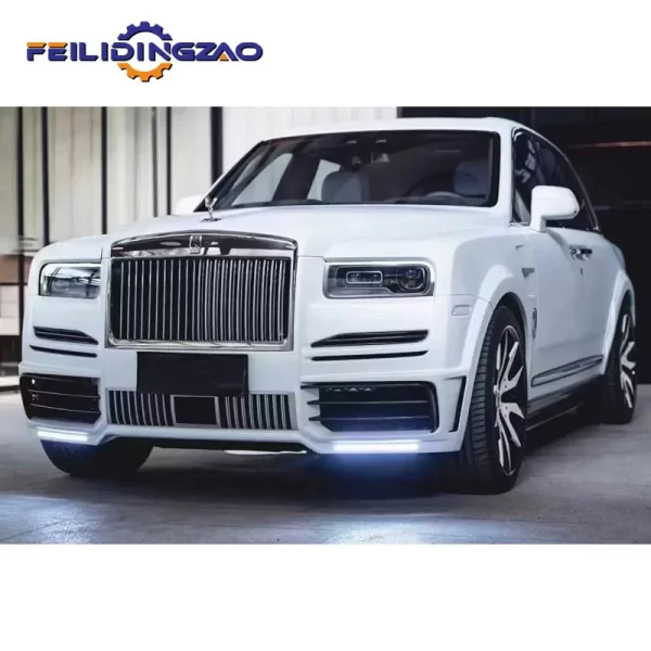 Saar MSY Style Front Bumper Hood Side Skirt Leaf Lip Fender Grille Bodykit for Rolls-Royce Cullinan Upgrade Mansory Body Kit