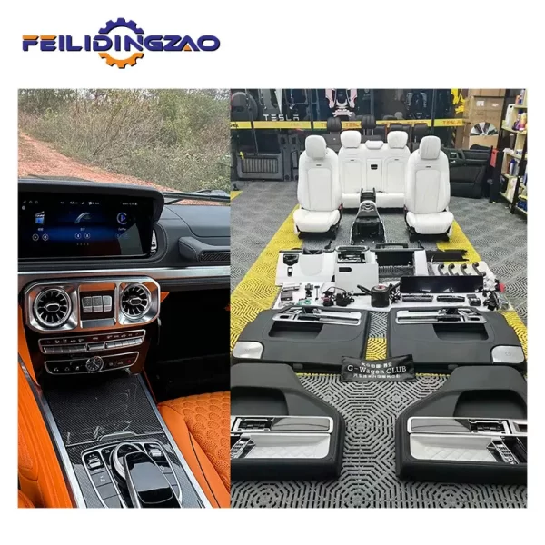 Saar Upgrade Interior  Kit Luxury  Leather Interior Kit for Mercedes-Benz G-Class W463 g Wagon Integral Kits G500 G550 G63 W464 - Image 2
