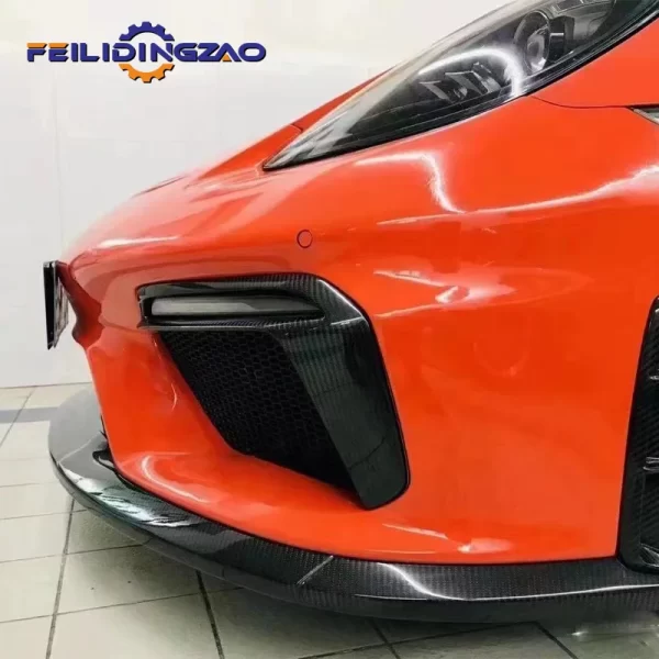 Facelift to Gt4 Style Car Front Bumper Rear Spoiler Side Skirts Auto Body Parts for Pors-che 718 Boxster Cayman Full Body Kits - Image 4