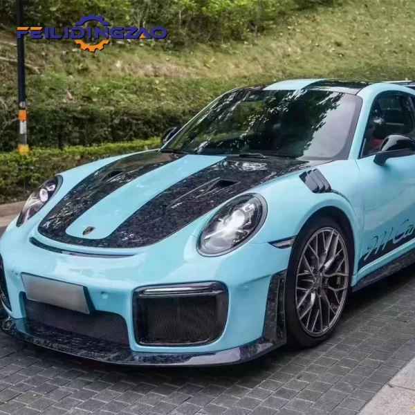 Upgrade GT2 Style Body Kit for Porsche 911 Front Bumper Side Skirts Rear Bumper Assembly PP Material Bodykit - Image 4