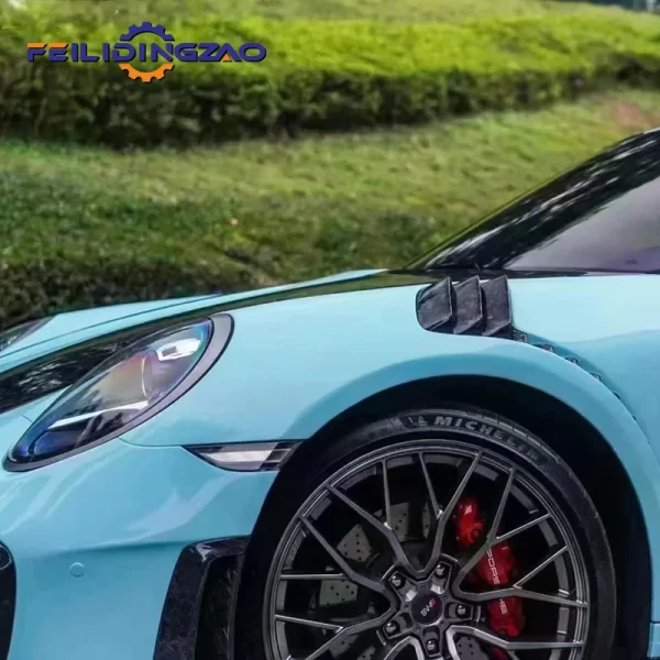 Saar Front Bumper Lip Side Skirts Rear Bumper Front Shroud PP Material Bodykit for Porsche 911 Upgrade GT2 Style Body Kit - Image 3