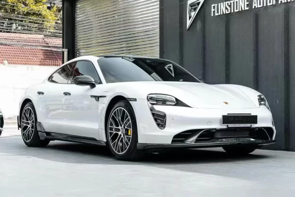 Saar Carbon Fiber Material Front Rear Spoiler Side Skirts Body Kits for Porsche Taycan Upgrades to Tehyat Style - Image 2