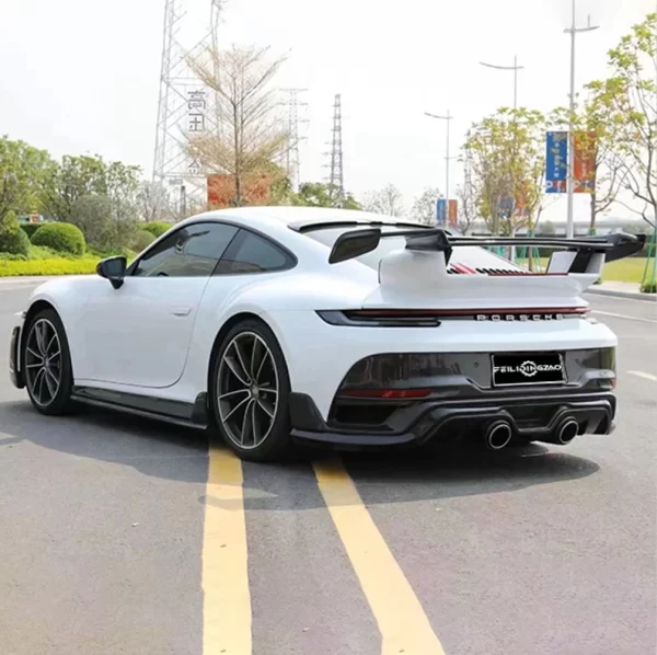 Saar Upgrade TECHART GTstreet R Style Front Bumper Side Skirts Rear Bumper Assembly PP Body Kit for Porsche 911 992 2019-2024 - Image 4