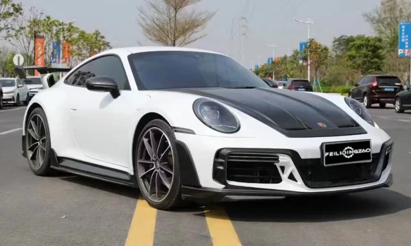 Saar Upgrade TECHART GTstreet R Style Front Bumper Side Skirts Rear Bumper Assembly PP Body Kit for Porsche 911 992 2019-2024 - Image 5