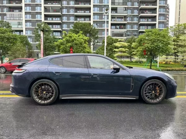 Saar Carbon Fiber Non-destructive Installation Side Spoiler Side Skirt for 2010-2016 Panamera 970 Upgrade to 971 - Image 4