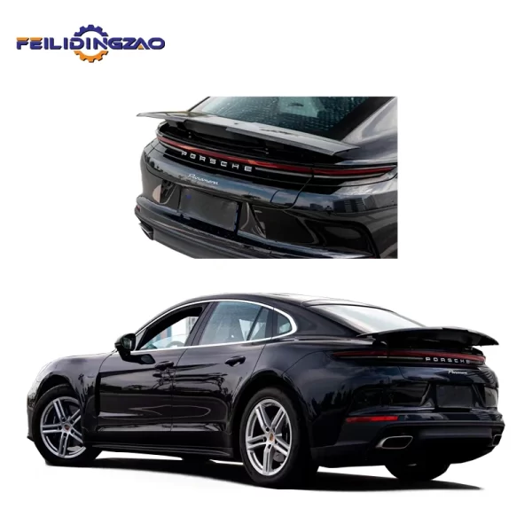 Saar for Porsche Panamera 976 Upgraded Rear Spoiler Wing PP Material Sport Style Tail Will Canard Wing