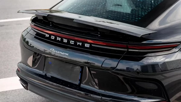 Saar for Porsche Panamera 976 Upgraded Rear Spoiler Wing PP Material Sport Style Tail Will Canard Wing - Image 5
