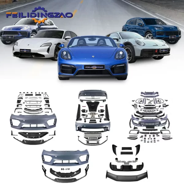 Upgrade to Body Kit Saar Car PP Carbon Fiber for Porsche Cayman Boxster 911 Taycan 718 918 Carrera GT Cayenne Macan Panamera GTR