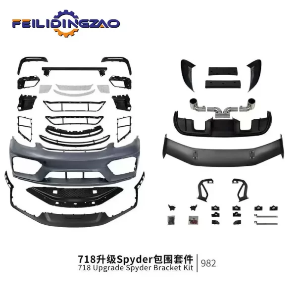 Upgrade to Body Kit Saar Car PP Carbon Fiber for Porsche Cayman Boxster 911 Taycan 718 918 Carrera GT Cayenne Macan Panamera GTR - Image 3