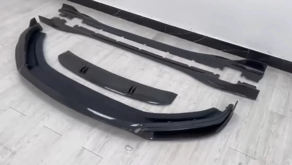 Saar Carbon Fiber Front Lip Side Skirts Upgrades Body Kits for Porsche Panamera 971 Bodykit TAKD Style - Image 2