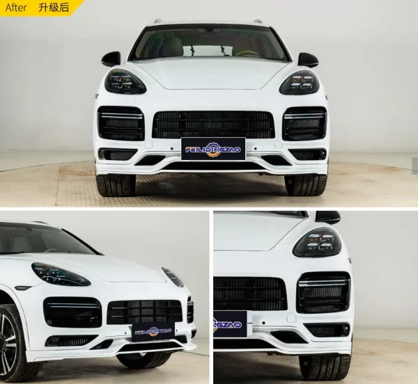 Saar Carbon Fiber  Front Rear Spoiler Side Skirts 958.1 Updated to 9Y0.1style Car Body Kit for Porsche Cayenne 2011-2014 Bodykit - Image 4