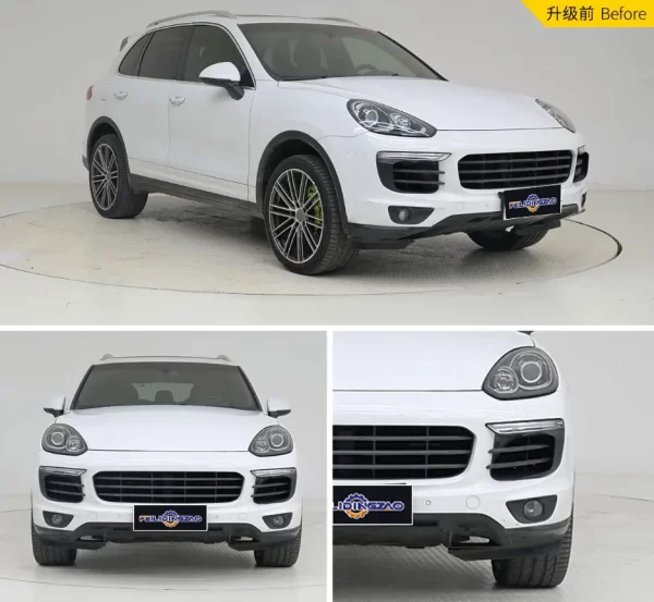 Saar Carbon Fiber Front Rear Bumper Spoiler 958.2 Upgrade to 9Y0.1 SD Style Car Body Kit for Porsche Cayenne 2015-2017 - Image 4