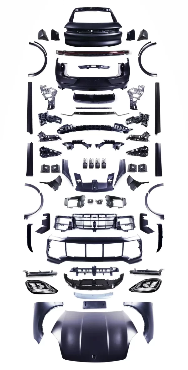 Saar for Porsche Cayenne 2018-2023 Upgrade to 2024 Style Old to New Full Body Kits Bumpers Non-destructive Installttion - Image 2