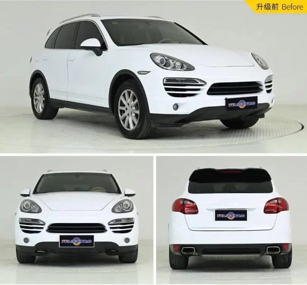 Saar Carbon Fiber Front Rear Bumper Spoiler Upgrade to 9Y0 TKT Style Car Body Kit for Porsche Cayenne 2011-2013 - Image 3