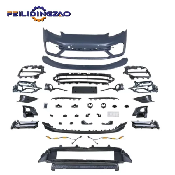 Saar Car PP Carbon Fiber Bumper Lip 971.2 TurboS Body Kit for Porsche Panamera 2010-2013 Upgrade to 971.2 TurboS Front Bumper - Image 2