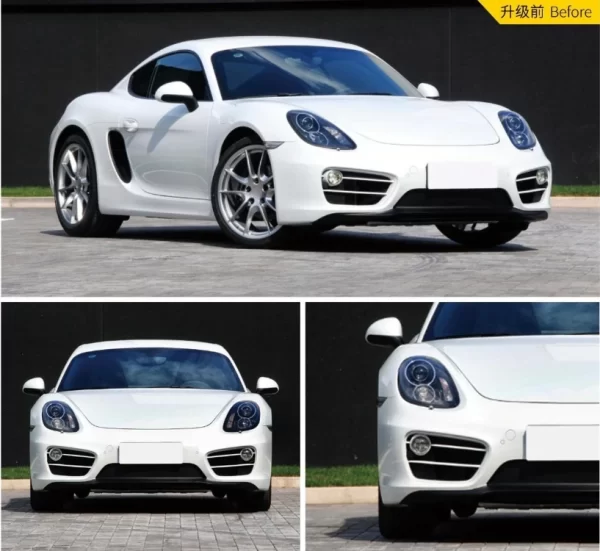 Saar Car PP Carbon Fiber Bumper Lip 982 GT4 Body Kit for Porsche Cayman/Boxster 981 2012-2015 Upgrade to 982 GT4 Bodykit - Image 3