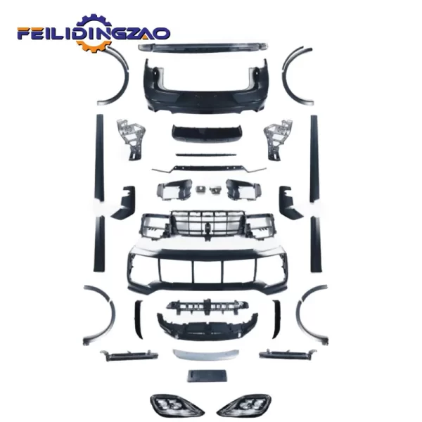 Saar PP/ Carbon Fiber/Fiberglass Bumpers Body Kits for Porsche Cayenne 2018-2023  9Y0 Upgrade to 2024 9Y0.A Style  Head Light - Image 2