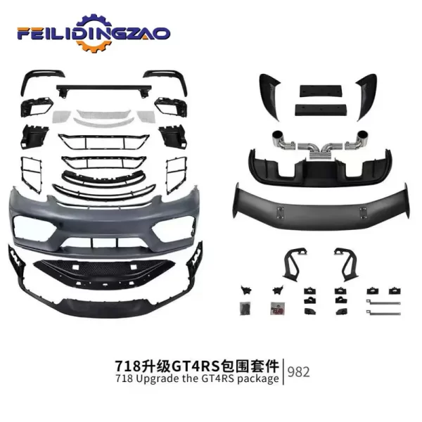 Saar PP Carbon Fiber Upgrade to Body Kits for Porsche Cayman Boxster 911 Taycan 718 918 Carrera GT Cayenne Macan Panamera GTR - Image 4