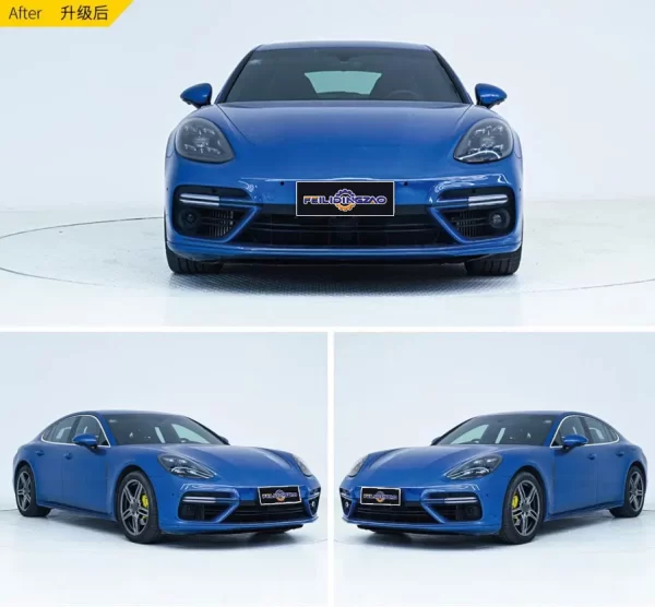Saar Car PP Carbon Fiber Bumper Lip 971.1 Turbo Style Body Kit for Porsche Panamera 2017-2020 Upgrade to 971.1 Turbo Bodykit - Image 4