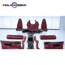 Right Hand Drive for Porsche 970 to 971 Style  Door Panel Dashboard Co-pilot Dual Screen Air Conditioning Panel  Seat Interior