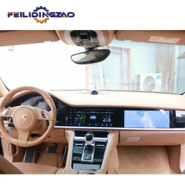 For Pors-che 970 Upgrade to 971 Style Seat  Car Door Dashboard Dual Screen Stopwatch  Seat Covers Car Interior