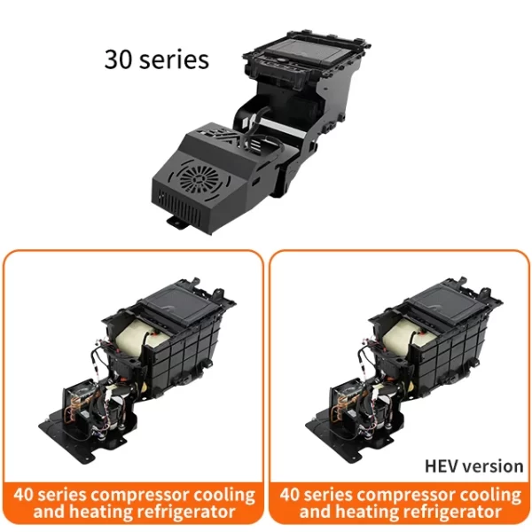 Apply 30/40 Series Alphard/Vellfire Built-in Compressor Refrigerator Central Armrest Box Modification Interior Accessories Refit - Image 3