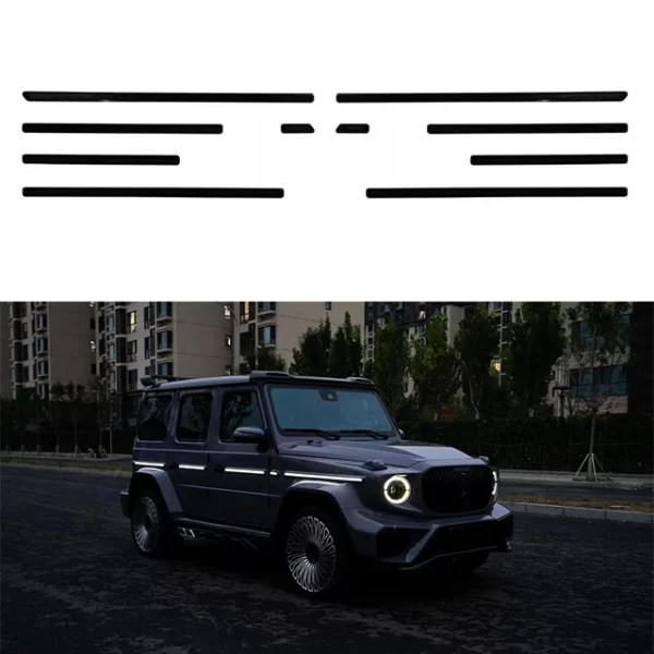 Exterior Waistline Scrolling Light Waistline Refit Suitable for Benzz G-Class G350 G400 G500 Waistline Light Strip Decoration - Image 5