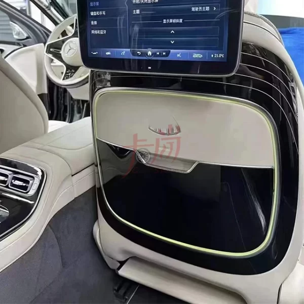 Applicable to  Benzz S W223 Maybach S480 Rear Luminescence Large Backboard Seat Backrest Modification - Image 5