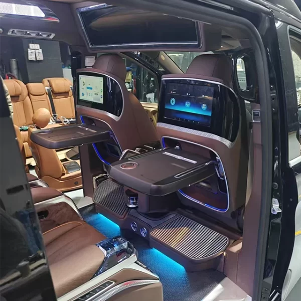 Car TV Seat Backrest Entertainment Table Board Upgrade Interior Accessories for Vito/V260 Sea Lion  Alpha Vellfire Transit MPVs - Image 3