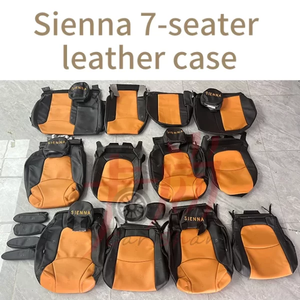 Applicable to Toyotaa Siennaa Full Car Covered Seat Leather Covers for 7-seater and 8-seater Seat Leather Covers - Image 2