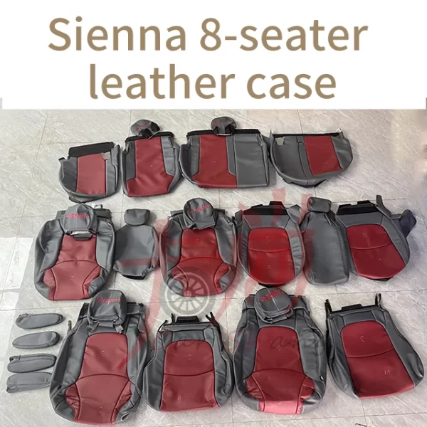 Applicable to Toyotaa Siennaa Full Car Covered Seat Leather Covers for 7-seater and 8-seater Seat Leather Covers - Image 3